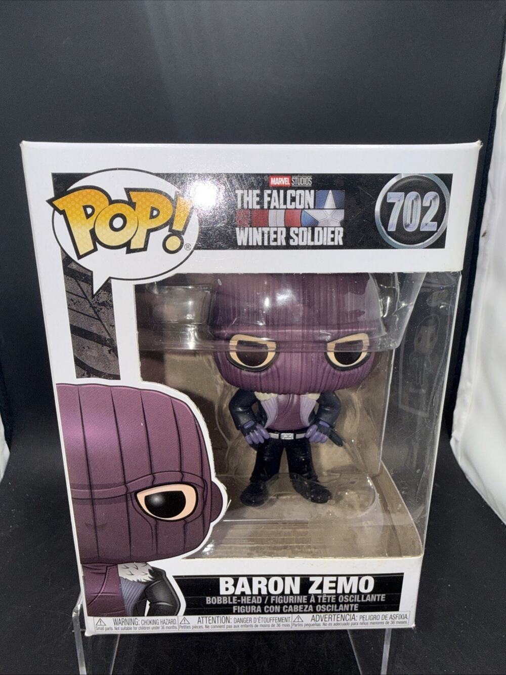 Funko Pop Marvel Baron Zemo #702 Falcon & Winter Soldier Bobble Head w/ Box
